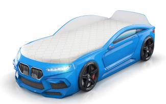 Кровать-машина Romeo голубой