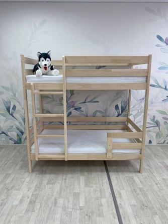 Кровать двухъярусная деревянная «Массив 012» фото 4