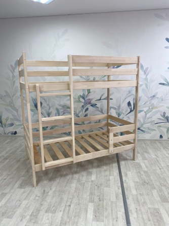 Кровать двухъярусная деревянная «Массив 012» фото 3