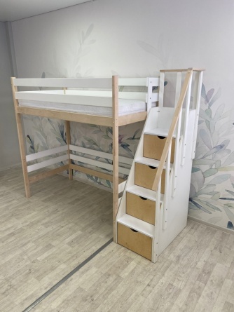 Лестница-комод (для 2х-ярусной кровати и чердака дерево)  фото 5