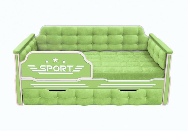 Кровать-тахта Спорт с выкатным спальным местом фото 9