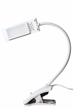 Настольная светодиодная лампа на прищепке LS4 White фото 2
