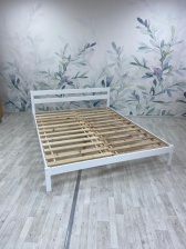 Кровать двухспальная деревянная «Массив 007»