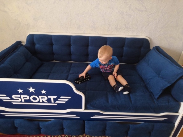 Кровать с мягкой спинкой Спорт фото 3