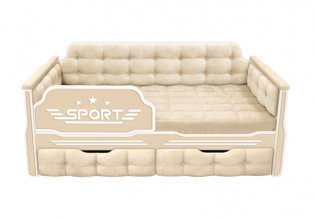 Кровать с мягкой спинкой Спорт фото 10