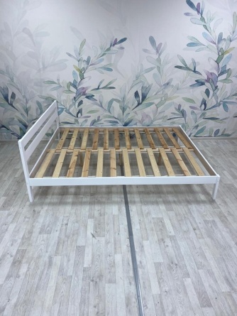Кровать двухспальная деревянная «Массив 007» фото 3