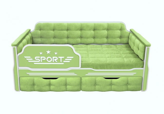 Кровать с мягкой спинкой Спорт фото 8