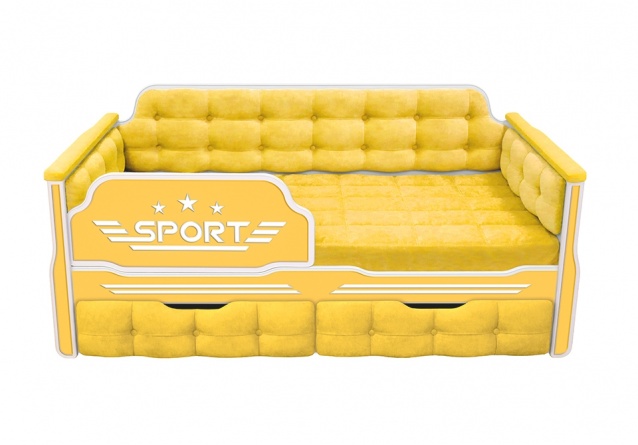 Кровать с мягкой спинкой Спорт фото 12